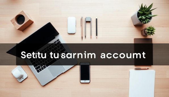 A neatly organized workspace with a laptop, smartphone, and various stationery items arranged on a wooden table. A sleek, minimalist aesthetic with gentle lighting and muted colors creates a calming, focused atmosphere. The scene conveys a sense of preparation and anticipation as the user gets ready to set up an Instagram account. The composition draws the viewer's eye towards the central elements, emphasizing the sense of intentionality and readiness. A neatly organized workspace with a laptop, smartphone, and various stationery items arranged on a wooden table. A sleek, minimalist aesthetic with gentle lighting and muted colors creates a calming, focused atmosphere. The scene conveys a sense of preparation and anticipation as the user gets ready to set up an Instagram account. The composition draws the viewer's eye towards the central elements, emphasizing the sense of intentionality and readiness.